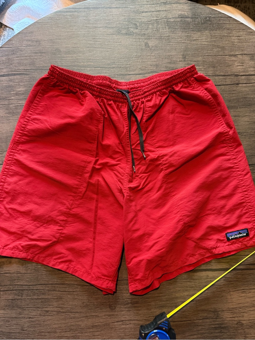 Patagonia Men’s Red Athletic Drawstring Shorts